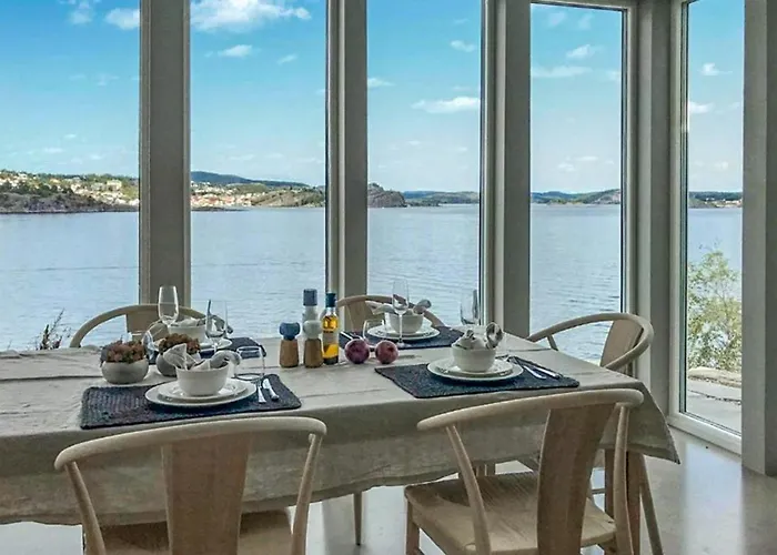 With Pier And Rooftop By Kragero Holiday home