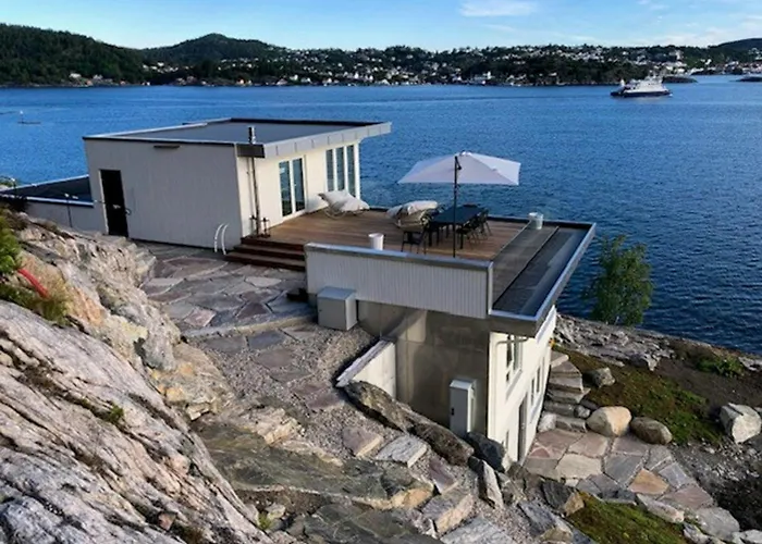 With Pier And Rooftop By Kragero Holiday home *